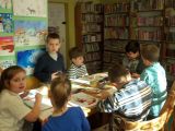 Ferie 2015 w Filii Bibliotecznej w Leszczydole Nowinach, 