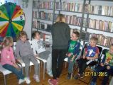 "Moja pierwsza książka z biblioteki" - wizyta uczniów kl. 0 Szkoły Podstawowej w Rybnie., 