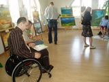 "Sercem malowane" - wernisaż wystawy prac osób niepełnosprawnych, 